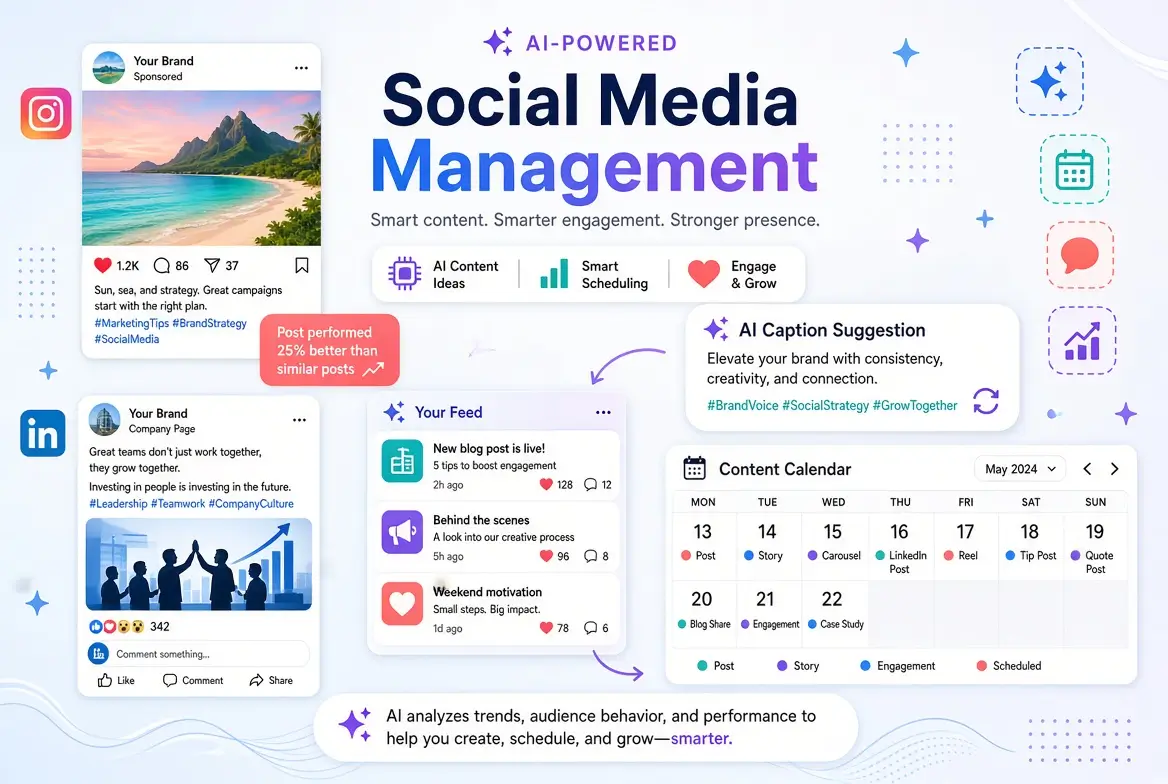 AI for Social Media Management – Simple Tools Comparison (2026)